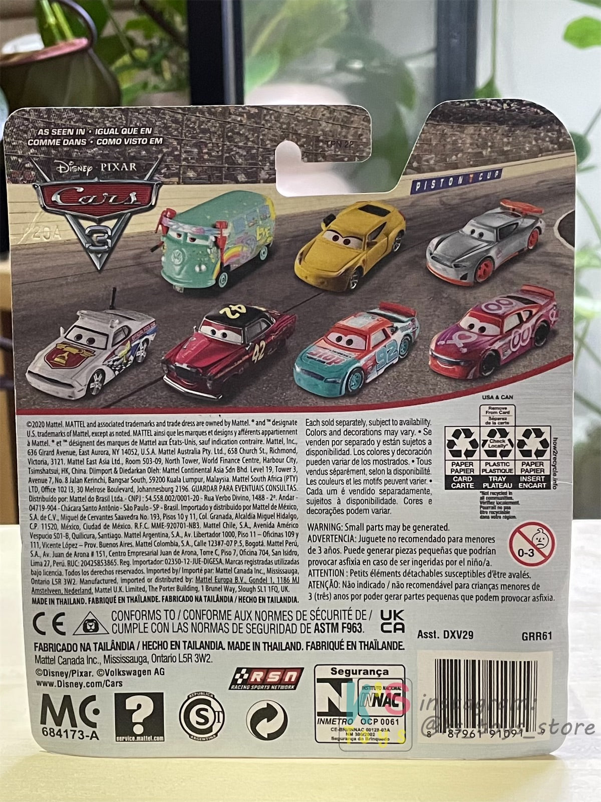 DISNEY PIXAR CARS BY MATTEL, JIMMY CABLES - BNIP