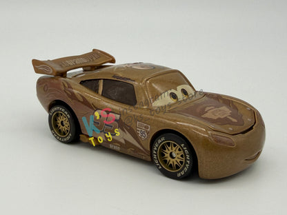 PRE-OWNED / LOOSE DISNEY PIXAR CARS 1:55 BY MATTEL - "TIME TRAVEL LIGHTNING MCQUEEN" RADIATOR SPRINGS BEGINNING GIFT PACK SERIES - IN MINT CONDITION
