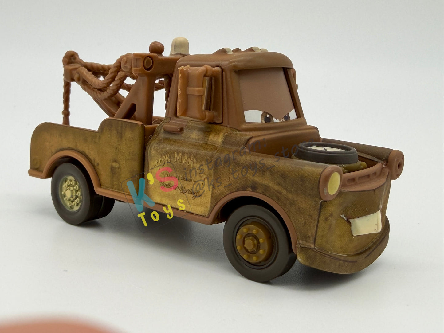 PRE-OWNED / LOOSE DISNEY PIXAR CARS 1:55 BY MATTEL - "TIME TRAVEL MATER" RADIATOR SPRINGS BEGINNING GIFT PACK SERIES - IN MINT CONDITION