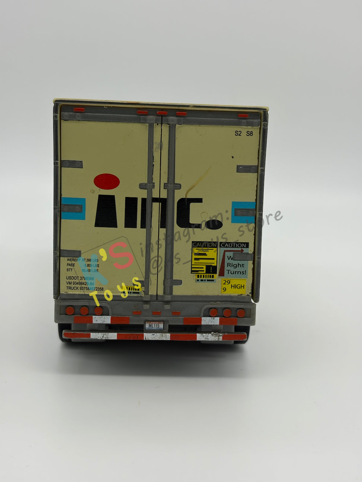 HAULER DISNEY PIXAR CARS BY MATTEL, CHET BOXKAAR, PRE-OWNED IN GOOD CONDITION