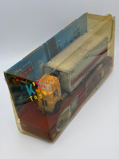 Hauler Disney Pixar Cars by Mattel, Paul Valdez #16 Hauler - BNIP ** BLISTER IS CRACKED**