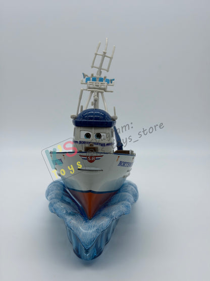 DISNEY STORE EXCLUSIVE DISNEY PIXAR CARS 1:43 - CRABBY BOAT - CARS 3 SERIES - PRE-OWNED IN GOOD CONDITION