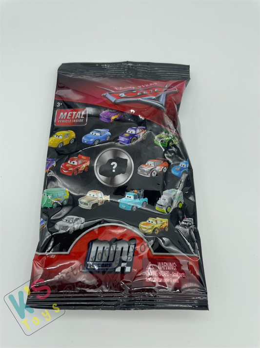 Loose Mini Racers Pixar Disney Cars, Silver Tim Treadless #58 - BNIB