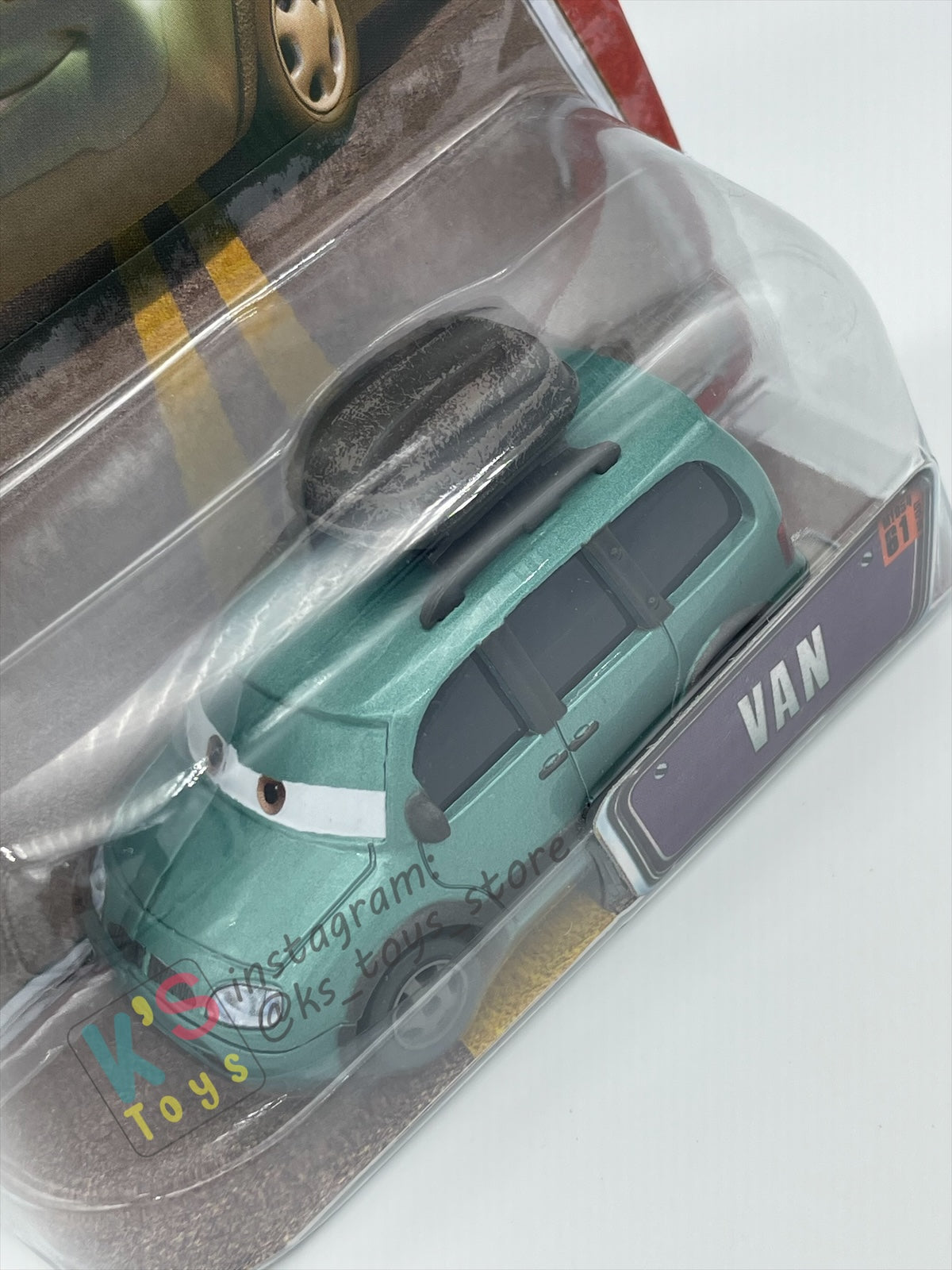 DISNEY PIXAR CARS BY MATTEL, "VAN #61" THE WORLD OF CARS - BNIP