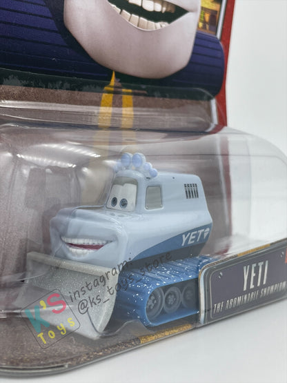 DISNEY PIXAR CARS BY MATTEL, YETI THE ABOMINABLE SNOWPLOW - SUPERCHARGED SERIES - BNIP