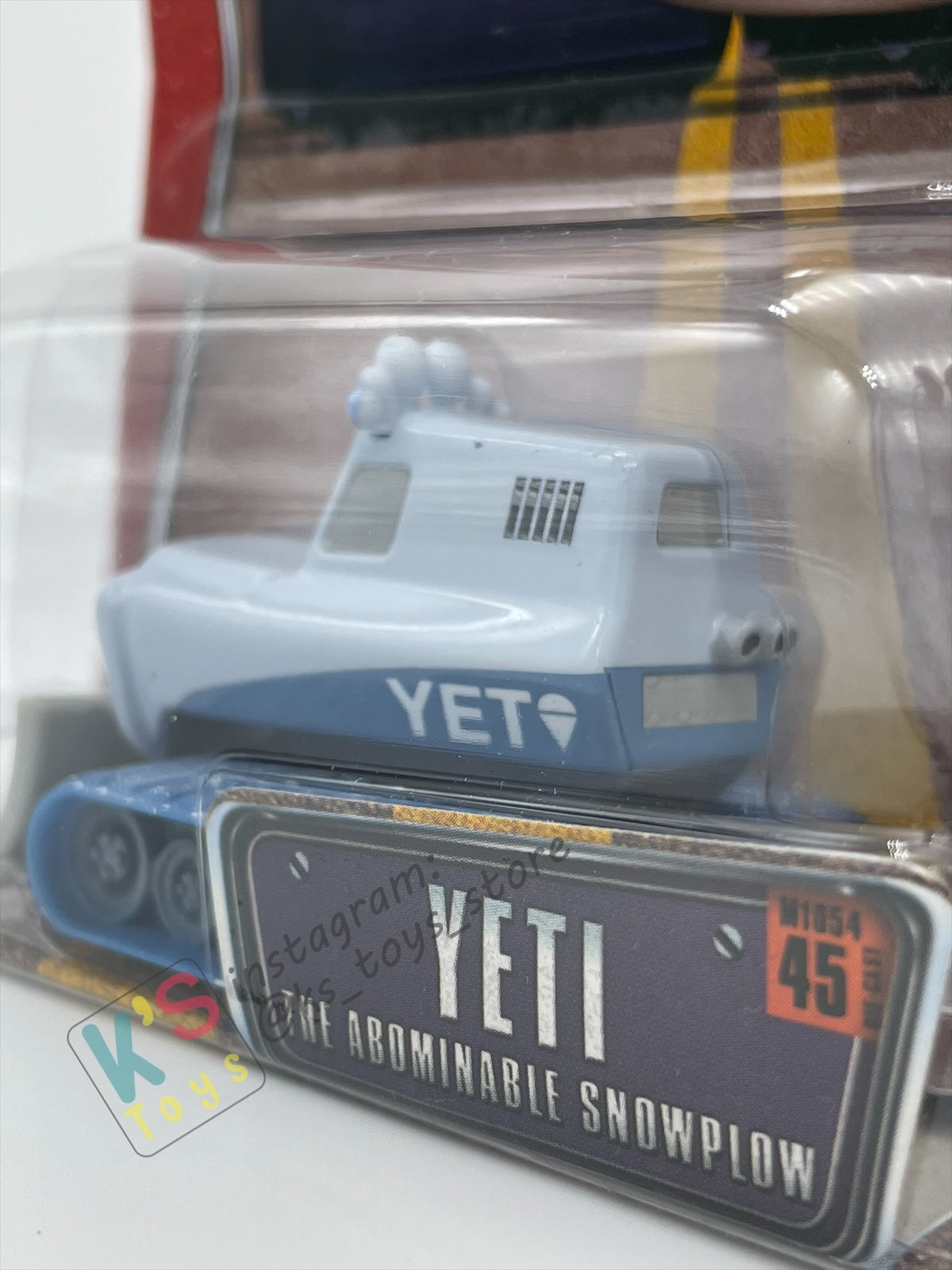 DISNEY PIXAR CARS BY MATTEL, YETI THE ABOMINABLE SNOWPLOW - SUPERCHARGED SERIES - BNIP