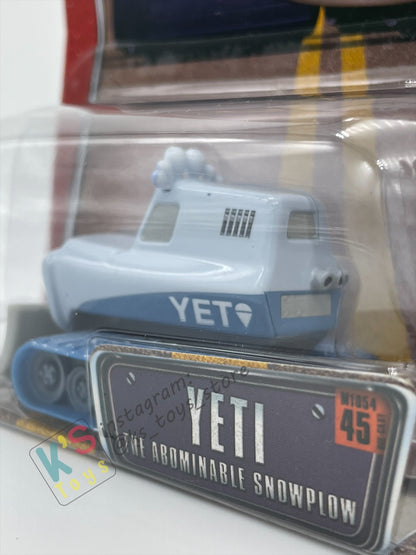DISNEY PIXAR CARS BY MATTEL, YETI THE ABOMINABLE SNOWPLOW - SUPERCHARGED SERIES - BNIP