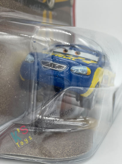 DISNEY PIXAR CARS BY MATTEL, THE WORLD OF CARS SERIES - RACE OFFICIAL TOM #57 - BNIP