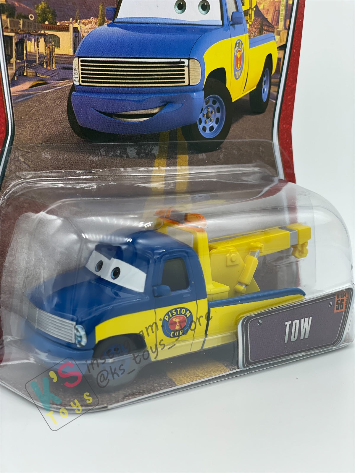 DISNEY PIXAR CARS BY MATTEL, THE WORLD OF CARS SERIES - TOW #56 - BNIP