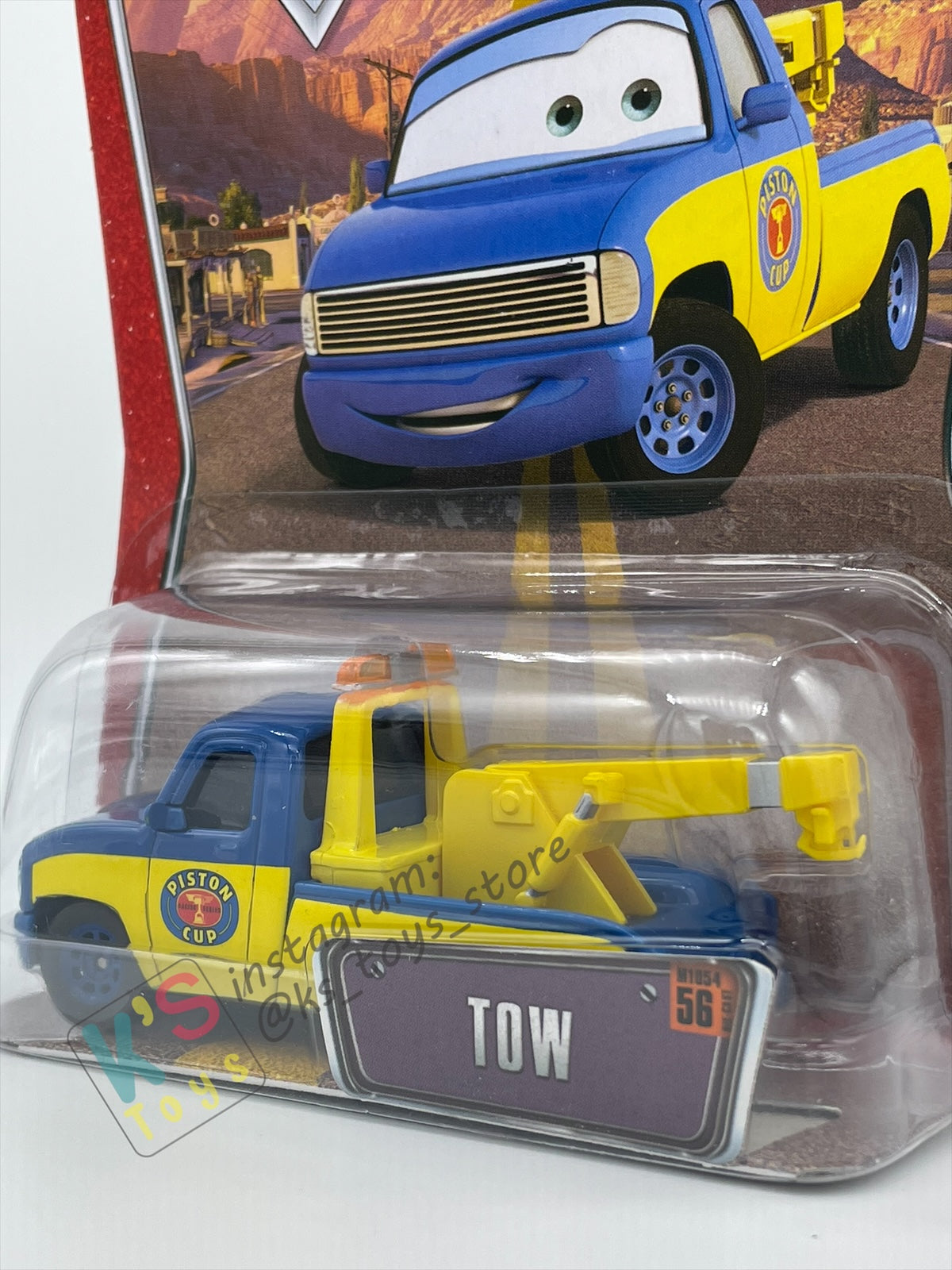 DISNEY PIXAR CARS BY MATTEL, THE WORLD OF CARS SERIES - TOW #56 - BNIP