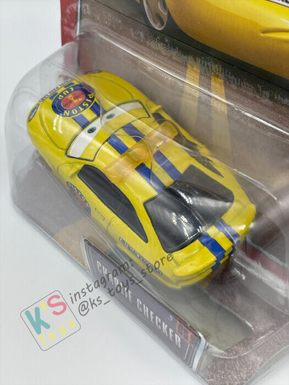 DISNEY PIXAR CARS "CHARLIE CHECKER" THE WORLD OF CARS SERIES- BNIP