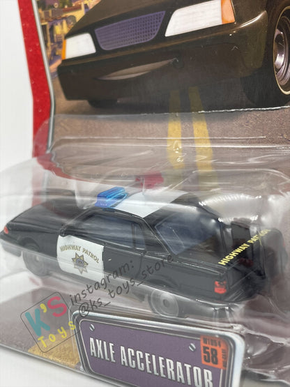 DISNEY PIXAR CARS BY MATTEL,  "AXLE ACCELERATOR" - THE WORLD OF CARS SERIES - BNIP