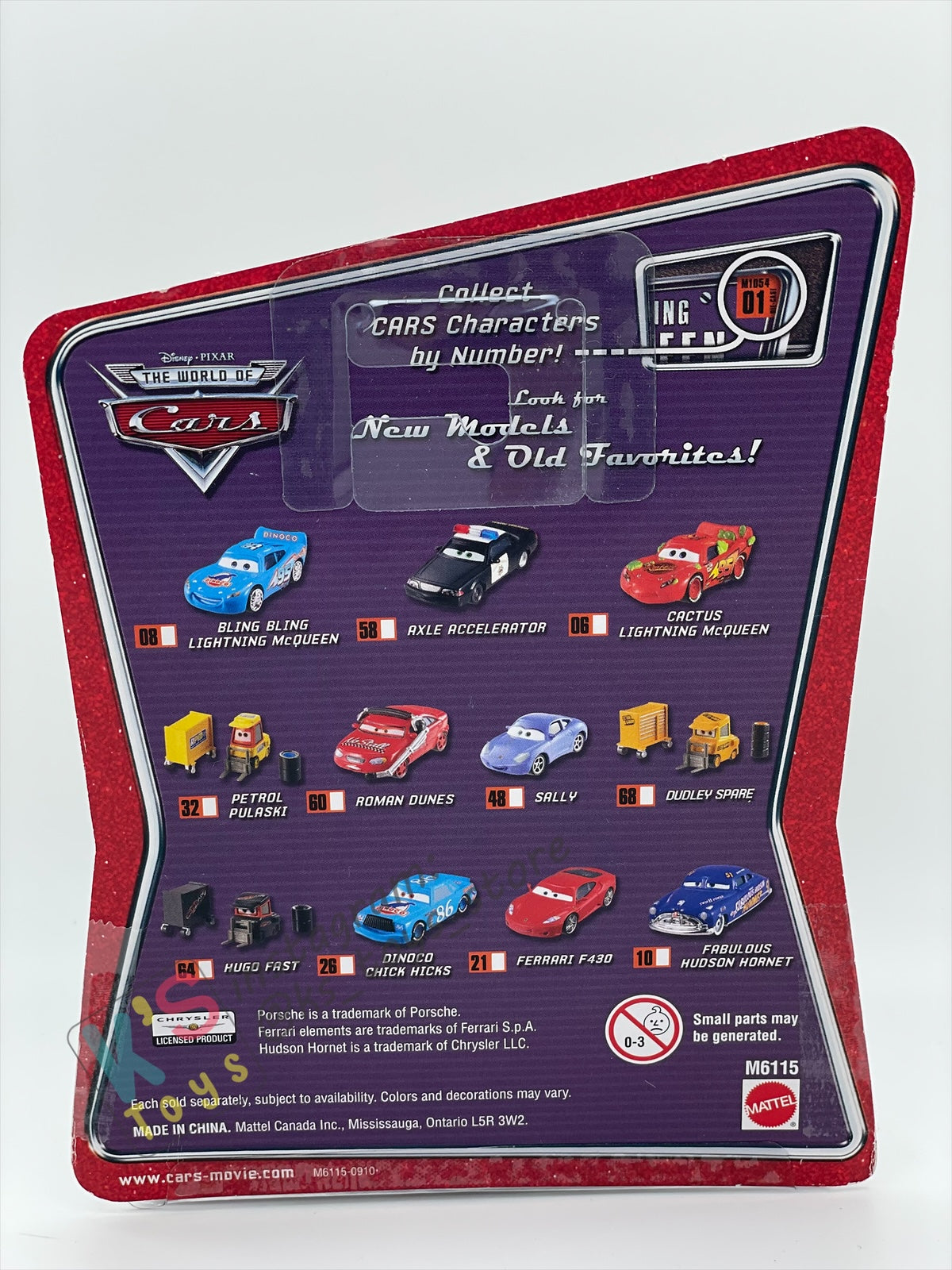 DISNEY PIXAR CARS BY MATTEL,  "AXLE ACCELERATOR" - THE WORLD OF CARS SERIES - BNIP