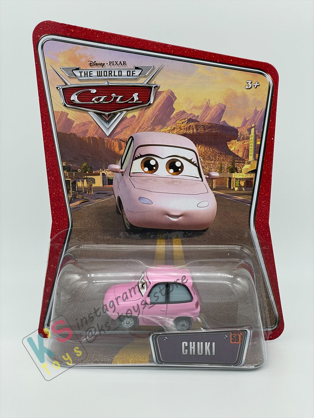 DISNEY PIXAR CARS BY MATTEL,  "CHUKI" - THE WORLD OF CARS SERIES - BNIP