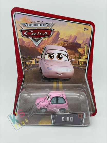 DISNEY PIXAR CARS BY MATTEL,  "CHUKI" - THE WORLD OF CARS SERIES - BNIP