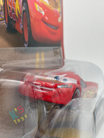 DISNEY PIXAR CARS BY MATTEL,  "TAR LIGHTNING MCQUEEN" - THE WORLD OF CARS SERIES - BNIP