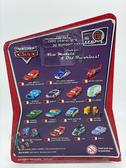 DISNEY PIXAR CARS BY MATTEL,  "TAR LIGHTNING MCQUEEN" - THE WORLD OF CARS SERIES - BNIP