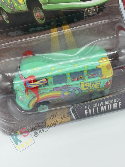 DISNEY PIXAR CARS BY MATTEL, PIT CREW MEMBER FILLMORE #37 - BNIP