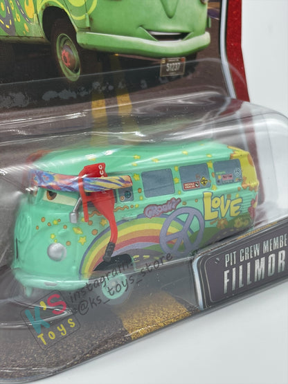 DISNEY PIXAR CARS BY MATTEL, PIT CREW MEMBER FILLMORE #37 - BNIP