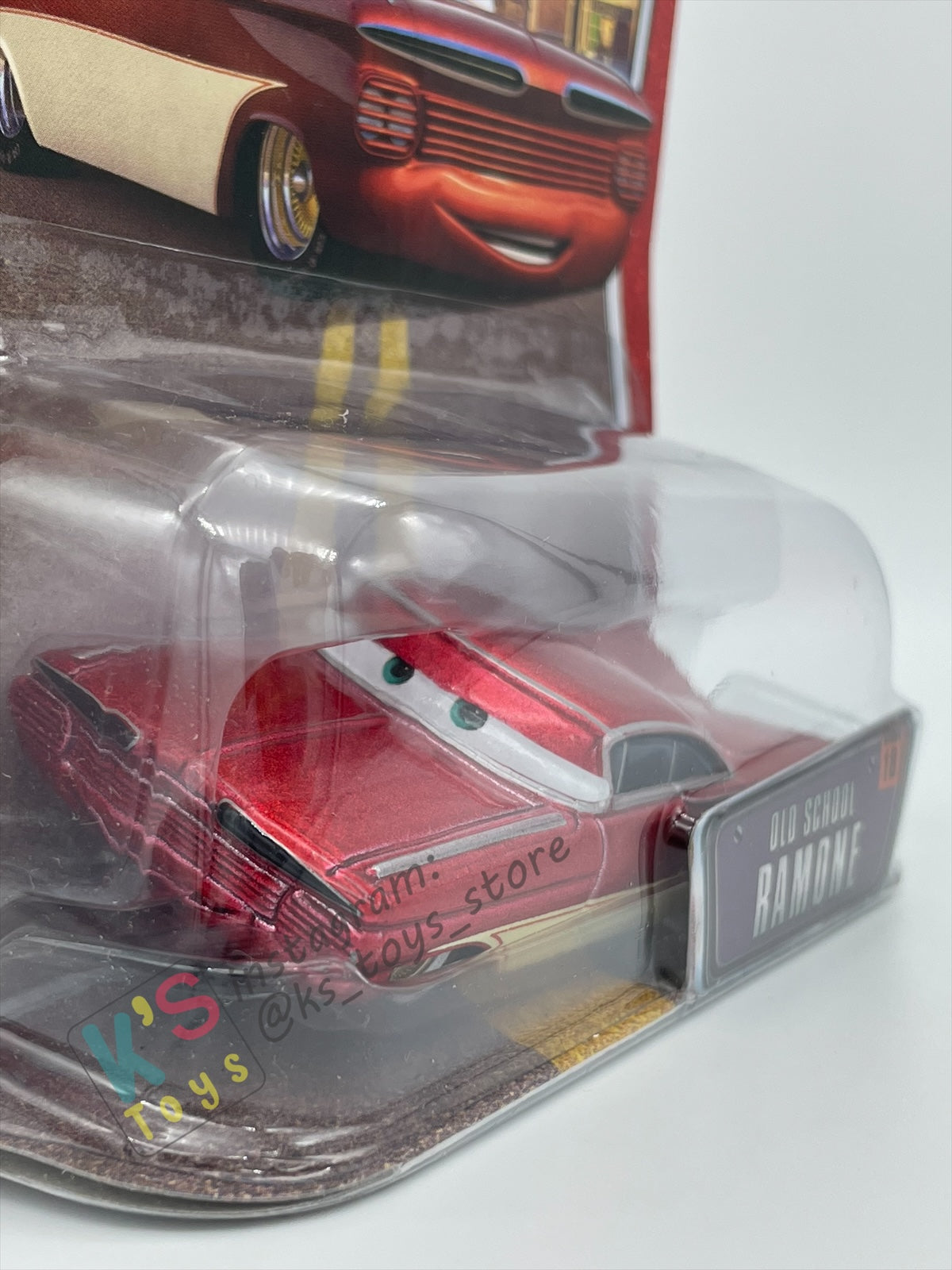 DISNEY PIXAR CARS BY MATTEL, OLD SCHOOL RAMONE - THE WORLD OF CARS - BNIP