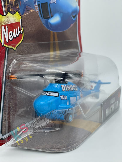 DISNEY PIXAR CARS BY MATTEL 1:55, DINOCO HELICOPTER - THE WORLD OF CARS SERIES - BNIP