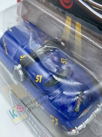 DISNEY PIXAR CARS BY MATTEL, THE WORLD OF CARS SERIES - PIT CREW MEMBER FABULOUS HUDSON HORNET - BNIP