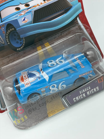 DISNEY PIXAR CARS BY MATTEL, THE WORLD OF CARS SERIES - DINOCO CHICK HICKS - BNIP