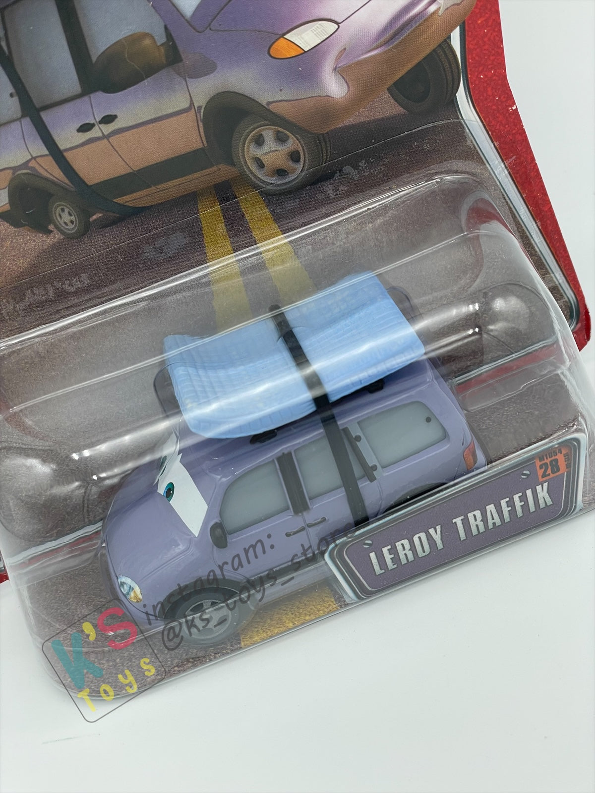 DISNEY PIXAR CARS BY MATTEL, THE WORLD OF CARS SERIES - LEROY TRAFFIK - BNIP