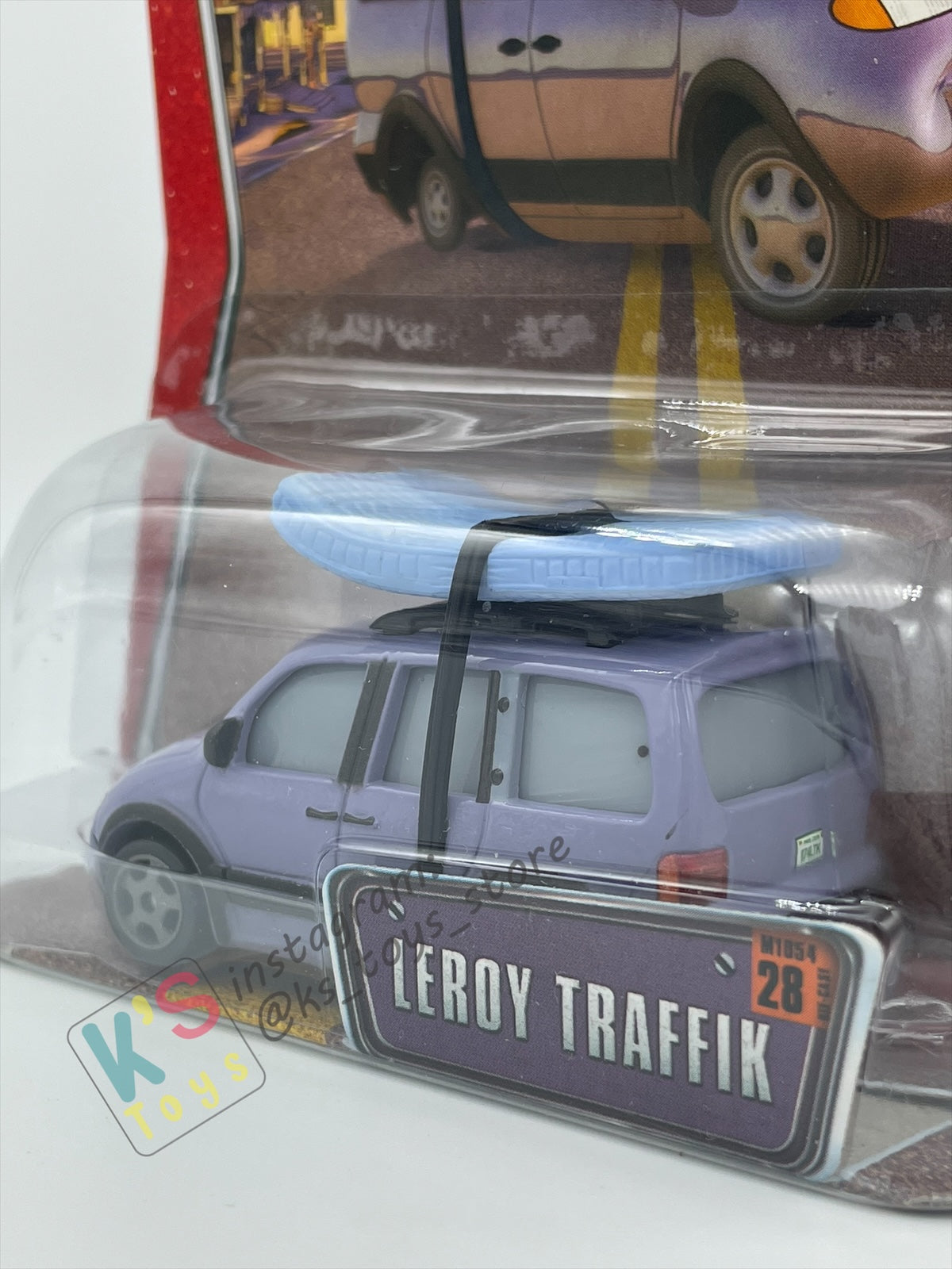 DISNEY PIXAR CARS BY MATTEL, THE WORLD OF CARS SERIES - LEROY TRAFFIK - BNIP