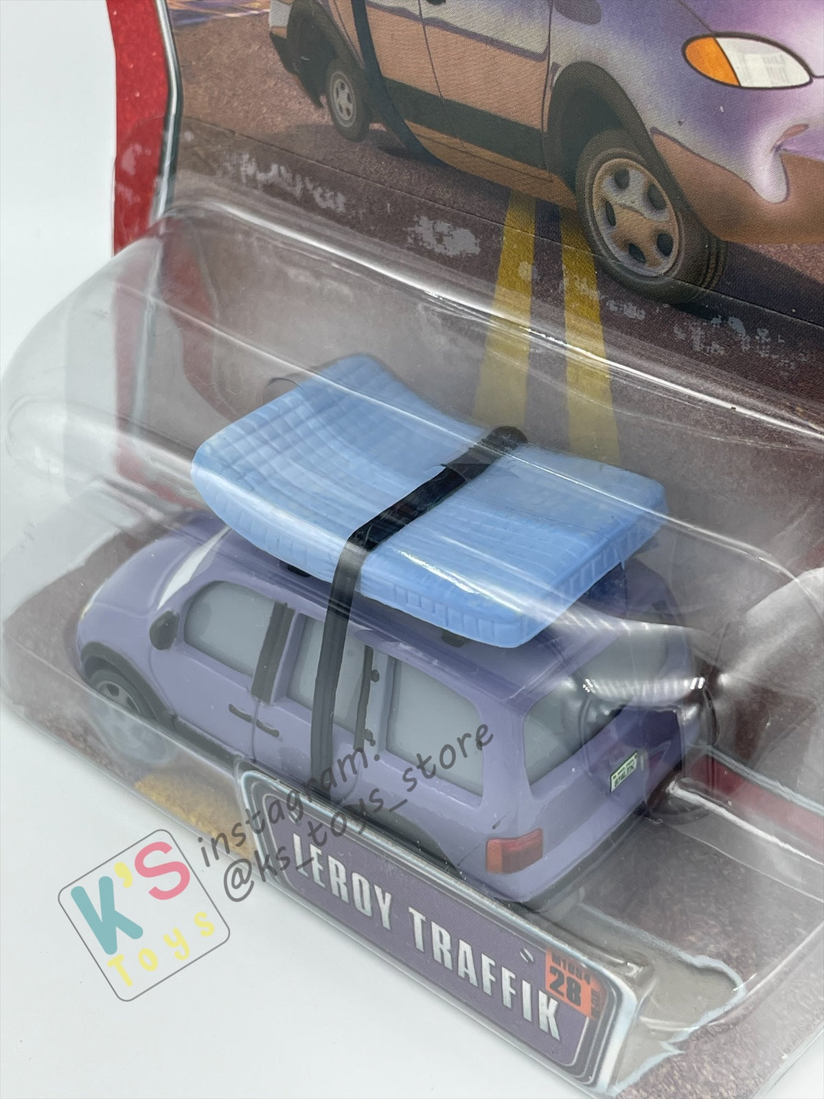 DISNEY PIXAR CARS BY MATTEL, THE WORLD OF CARS SERIES - LEROY TRAFFIK - BNIP