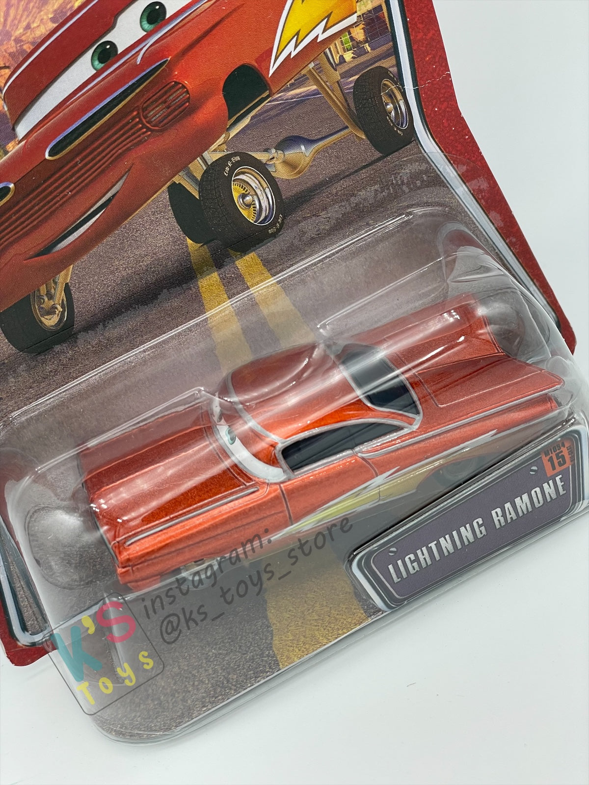 DISNEY PIXAR CARS BY MATTEL, THE WORLD OF CARS SERIES - LIGHTNING RAMONE - BNIP