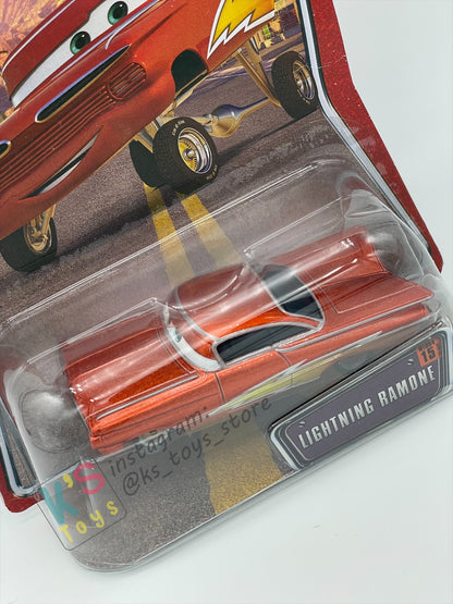 DISNEY PIXAR CARS BY MATTEL, THE WORLD OF CARS SERIES - LIGHTNING RAMONE - BNIP