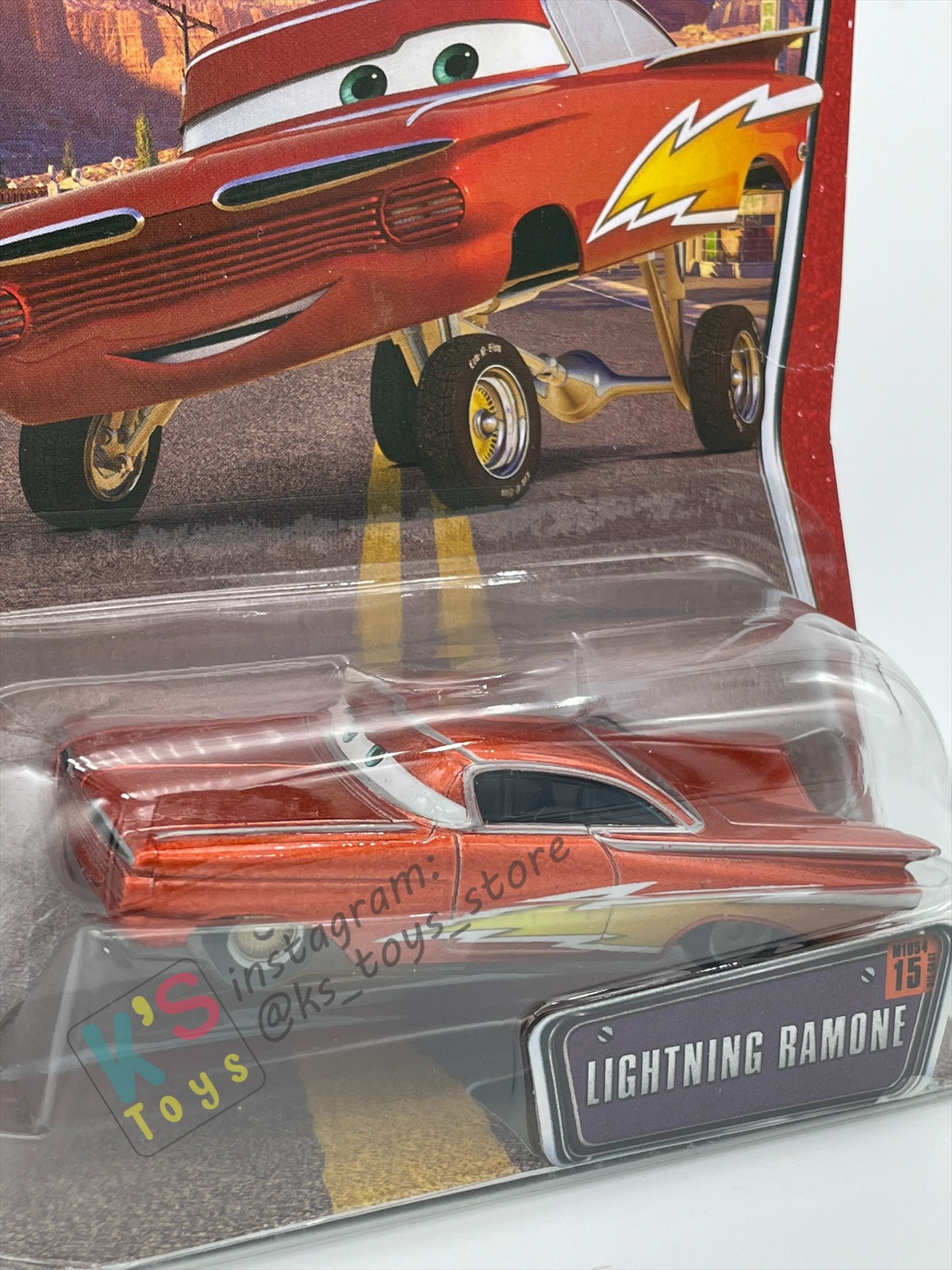 DISNEY PIXAR CARS BY MATTEL, THE WORLD OF CARS SERIES - LIGHTNING RAMONE - BNIP