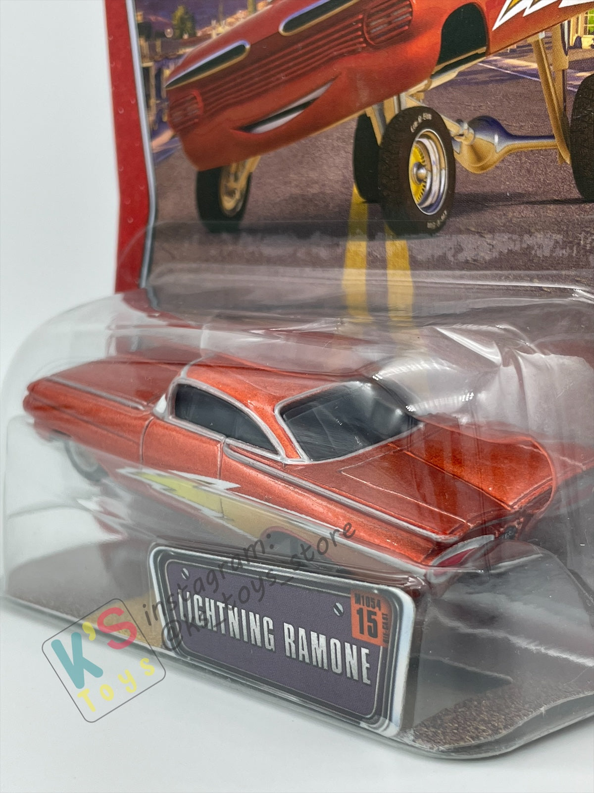 DISNEY PIXAR CARS BY MATTEL, THE WORLD OF CARS SERIES - LIGHTNING RAMONE - BNIP