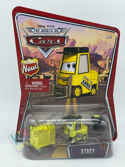 DISNEY PIXAR CARS BY MATTEL, THE WORLD OF CARS SERIES - STACY - BNIP