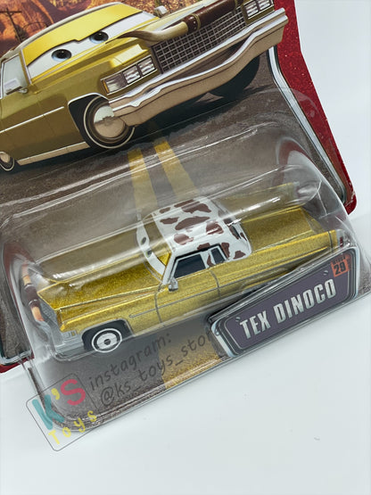 DISNEY PIXAR CARS BY MATTEL, THE WORLD OF CARS SERIES - TEX DINOCO - BNIP