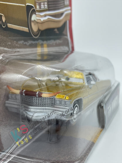DISNEY PIXAR CARS BY MATTEL, THE WORLD OF CARS SERIES - TEX DINOCO - BNIP