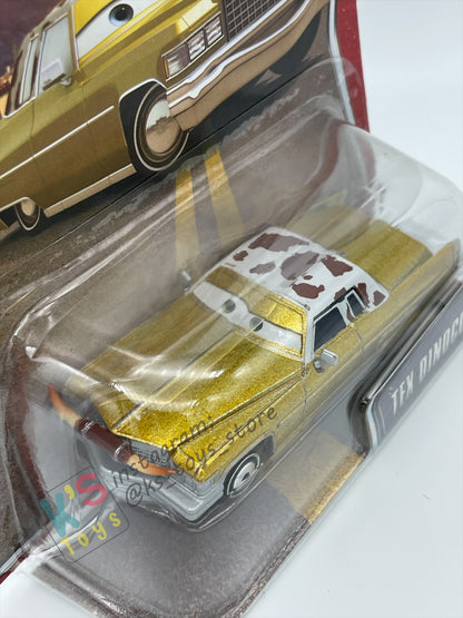 DISNEY PIXAR CARS BY MATTEL, THE WORLD OF CARS SERIES - TEX DINOCO - BNIP