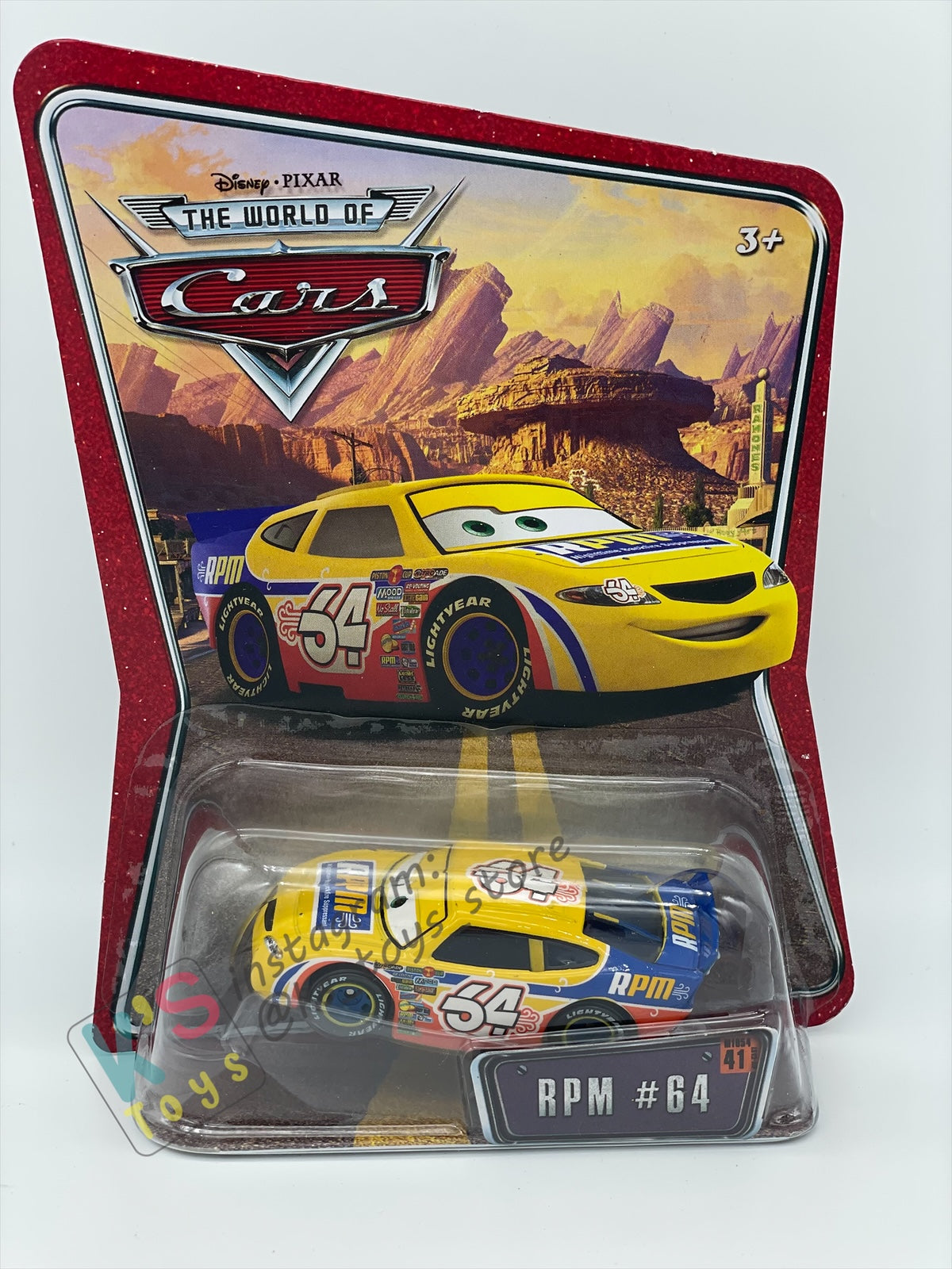 DISNEY PIXAR CARS BY MATTEL, THE WORLD OF CARS SERIES - RPM #64 - BNIP