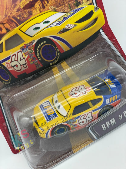 DISNEY PIXAR CARS BY MATTEL, THE WORLD OF CARS SERIES - RPM #64 - BNIP