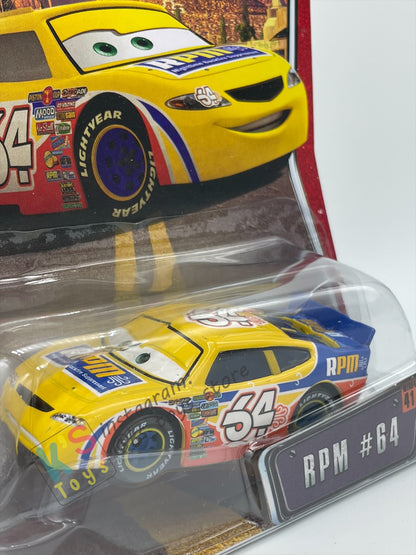 DISNEY PIXAR CARS BY MATTEL, THE WORLD OF CARS SERIES - RPM #64 - BNIP