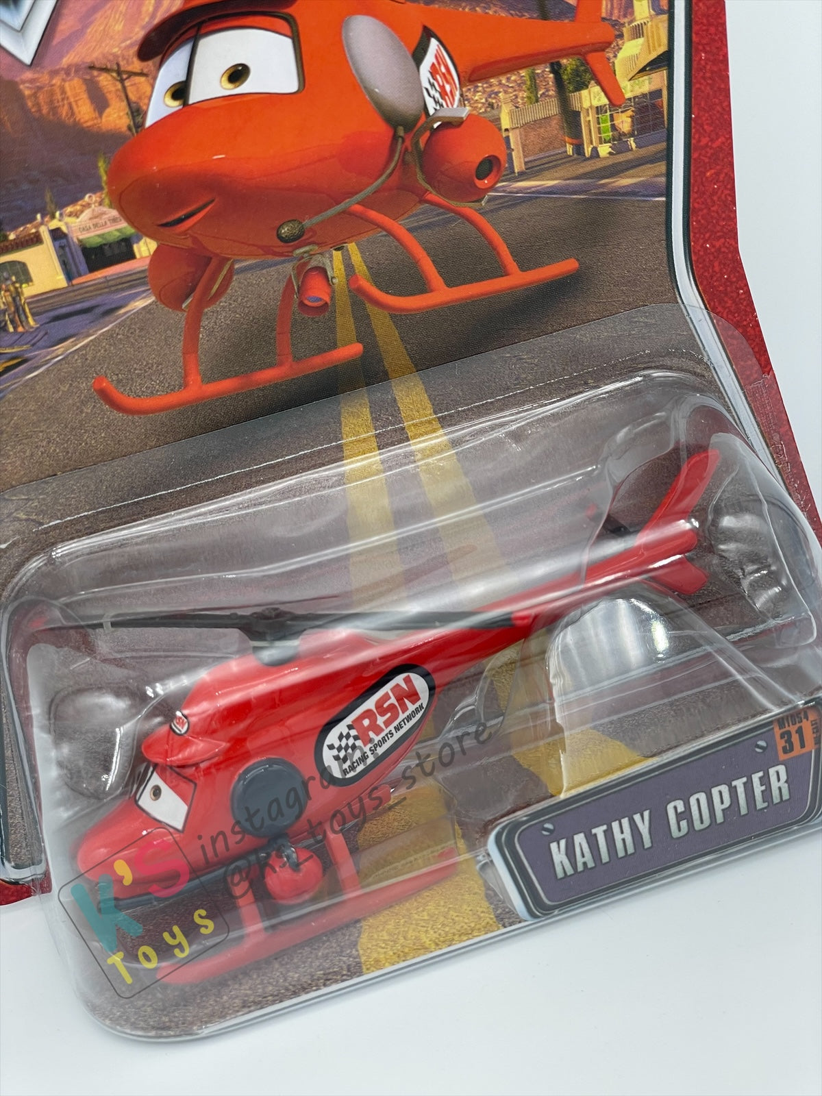 DISNEY PIXAR CARS BY MATTEL, THE WORLD OF CARS SERIES - KATHY COPTER - BNIP