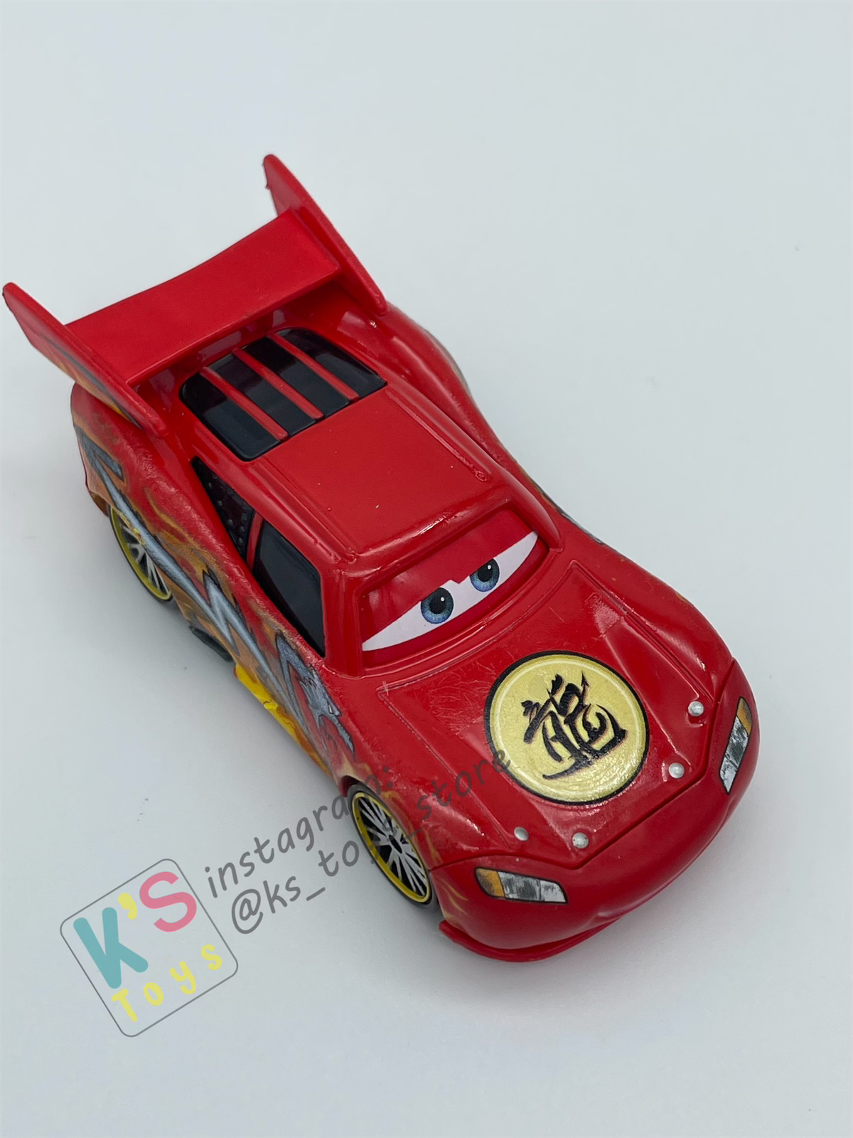 PRE-OWNED / LOOSE DISNEY PIXAR CARS - "DRAGON LIGHTNING MCQUEEN" -  CARS, TOKYO MATER SERIES - DISPLAYED CONDITION