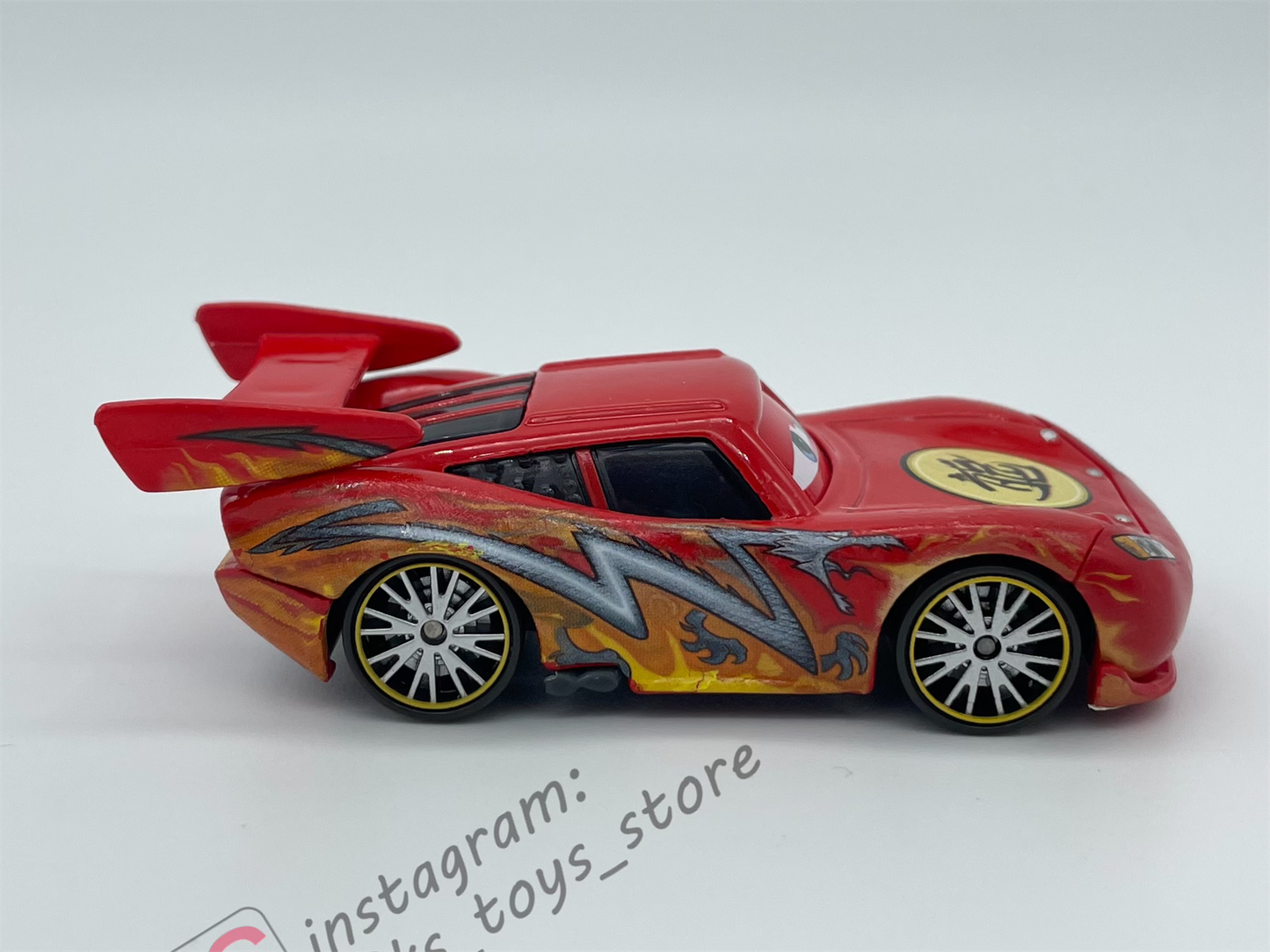 PRE-OWNED / LOOSE DISNEY PIXAR CARS - "DRAGON LIGHTNING MCQUEEN" -  CARS, TOKYO MATER SERIES - DISPLAYED CONDITION
