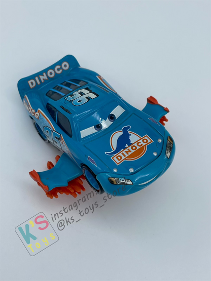 PRE-OWNED / LOOSE DISNEY PIXAR CARS - "LIGHTNING STORM LIGHTNING MCQUEEN" -  CARS, DINOCO - DISPLAYED CONDITION