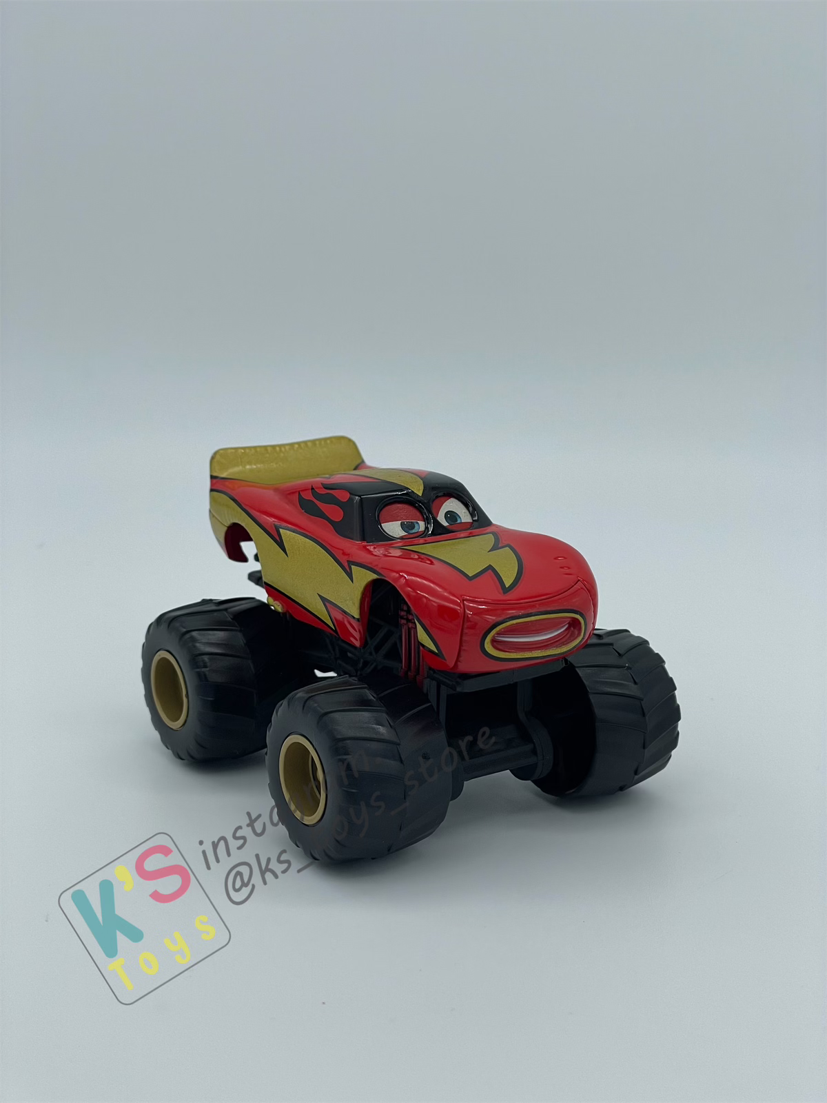 PRE-OWNED / LOOSE DISNEY PIXAR CARS - "FRIGHTENING MCMEAN" - MONSTER TRUCK MATER SERIES - DISPLAYED CONDITION