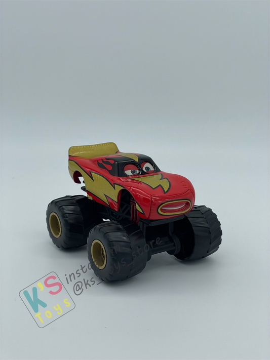 PRE-OWNED / LOOSE DISNEY PIXAR CARS - "FRIGHTENING MCMEAN" - MONSTER TRUCK MATER SERIES - DISPLAYED CONDITION