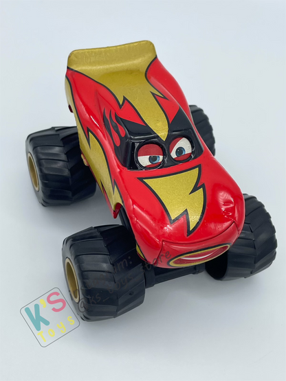 PRE-OWNED / LOOSE DISNEY PIXAR CARS - "FRIGHTENING MCMEAN" - MONSTER TRUCK MATER SERIES - DISPLAYED CONDITION