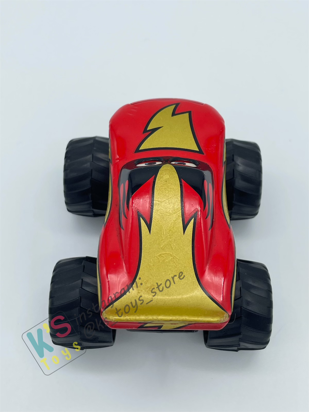 PRE-OWNED / LOOSE DISNEY PIXAR CARS - "FRIGHTENING MCMEAN" - MONSTER TRUCK MATER SERIES - DISPLAYED CONDITION