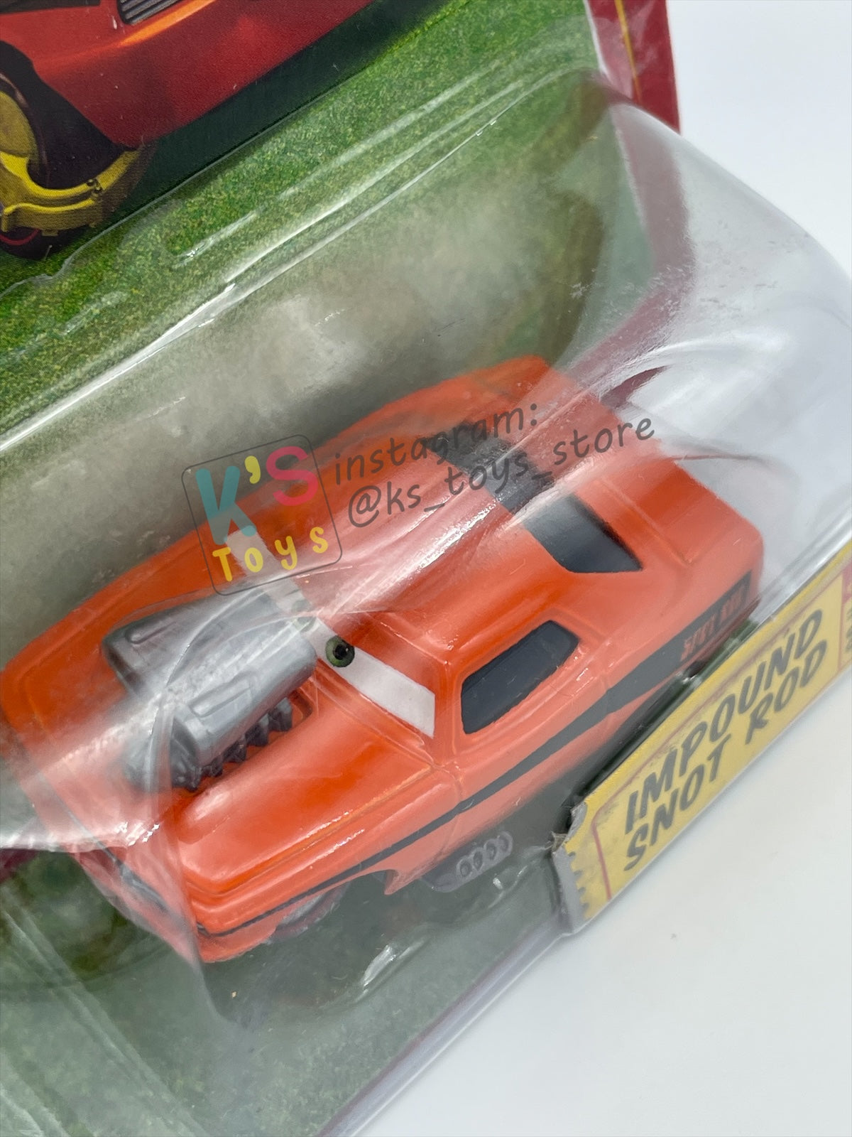 DISNEY PIXAR CARS BY MATTEL 1:55, IMPOUND SNOT ROD - RACE ORAMA SERIES - BNIP